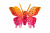 Бабочка декоративная пластиковая #10 - купить в Петропавловске-Камчатском. Цена: 7.09 руб.