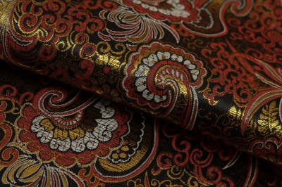 Ткань костюмная жаккард, 135 гр/м2, шир.150см, цвет бордо№6 - купить в Петропавловске-Камчатском. Цена 441.95 руб.