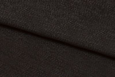 Ткань джинсовая №96, 160 гр/м2, шир.148см, цвет чёрный - купить в Петропавловске-Камчатском. Цена 350.42 руб.