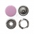 Кнопка рубашечная (закрытая) 9,5мм - эмаль, цв.003 - розовый - купить в Петропавловске-Камчатском. Цена: 5.74 руб.