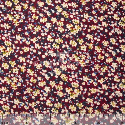 Плательная ткань "Софи" 5.1, 75 гр/м2, шир.150 см, принт растительный - купить в Петропавловске-Камчатском. Цена 243.96 руб.