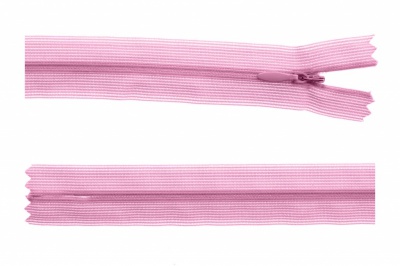 Молния потайная Т3 513, 60 см, капрон, цвет св.розовый - купить в Петропавловске-Камчатском. Цена: 10.13 руб.