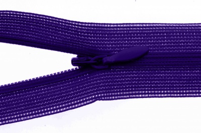 Молния потайная Т3 866, 20 см, капрон, цвет фиолетовый - купить в Петропавловске-Камчатском. Цена: 5.27 руб.