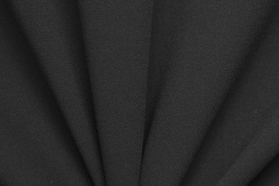 Костюмная ткань с вискозой "Бриджит", 210 гр/м2, шир.150см, цвет чёрный - купить в Петропавловске-Камчатском. Цена 564.96 руб.