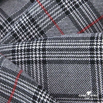 Ткань костюмная "Клер" 80% P, 16% R, 4% S, 200 г/м2, шир.150 см,#10 цв-серый/красный - купить в Петропавловске-Камчатском. Цена 412.02 руб.