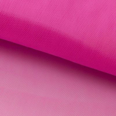 Фатин матовый 16-31, 12 гр/м2, шир.300см, цвет барби розовый - купить в Петропавловске-Камчатском. Цена 100.92 руб.