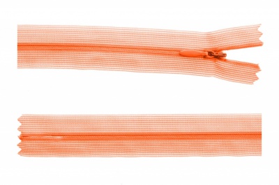 Молния потайная Т3 849, 20 см, капрон, цвет оранжевый - купить в Петропавловске-Камчатском. Цена: 5.12 руб.
