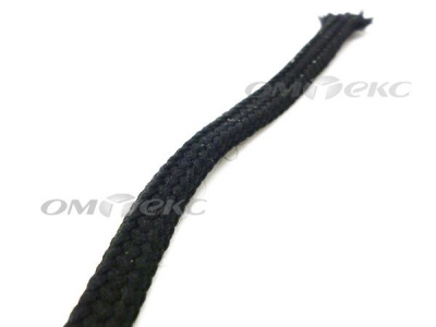 Шнурки т.3 200 см черн - купить в Петропавловске-Камчатском. Цена: 21.69 руб.