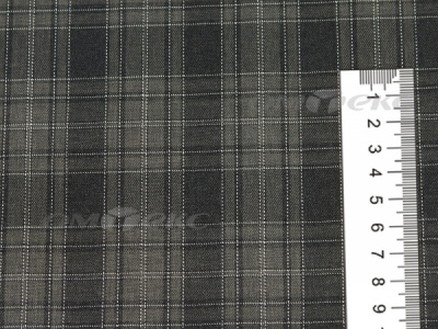 Ткань костюмная клетка 25235 2004, 185 гр/м2, шир.150см, цвет серый/бел - купить в Петропавловске-Камчатском. Цена 