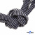 Шнурки #107-07, плоские 130 см, двухцветные цв.серый/чёрный - купить в Петропавловске-Камчатском. Цена: 23.03 руб.
